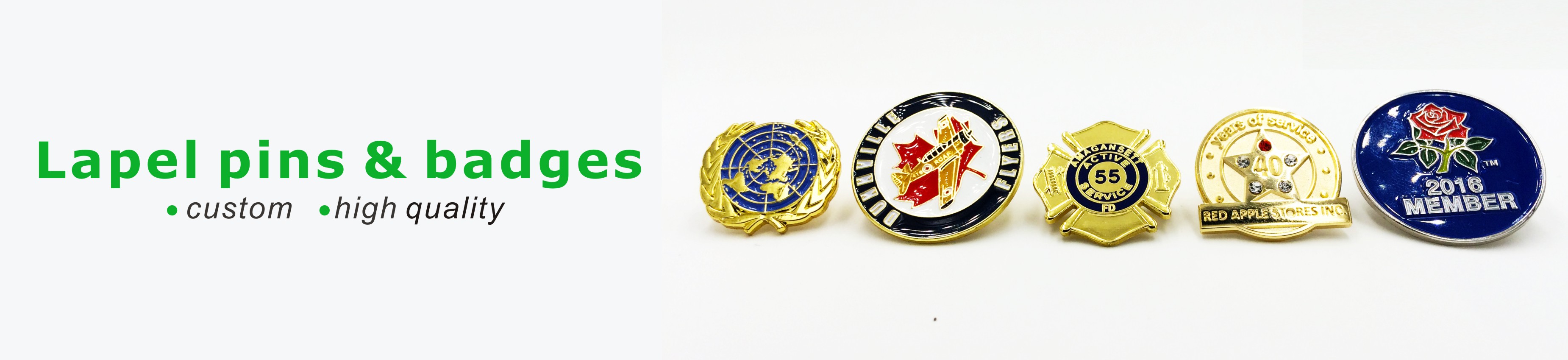 custom lapel pins & badges